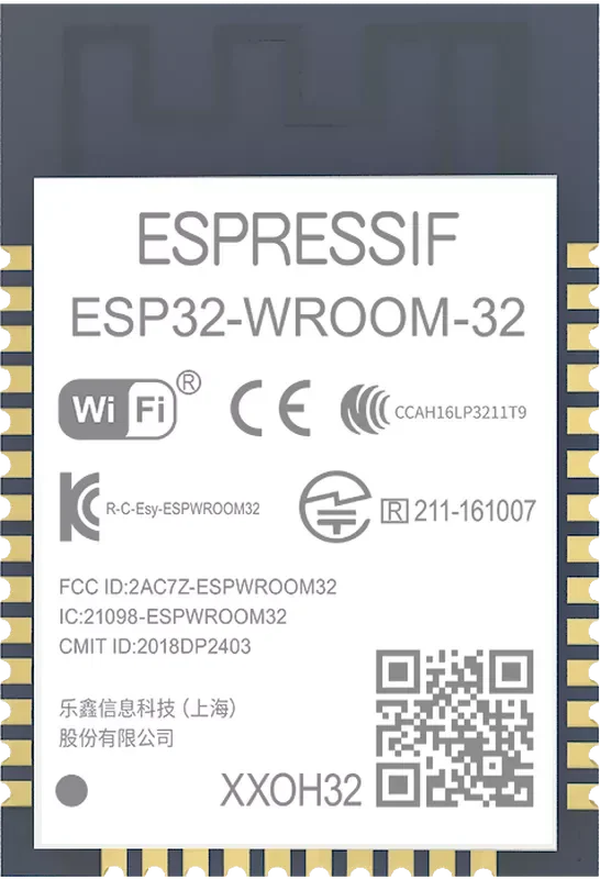 

2 шт., беспроводные двухъядерные процессоры ESP32, 2,4 ГГц, 22 дБм
