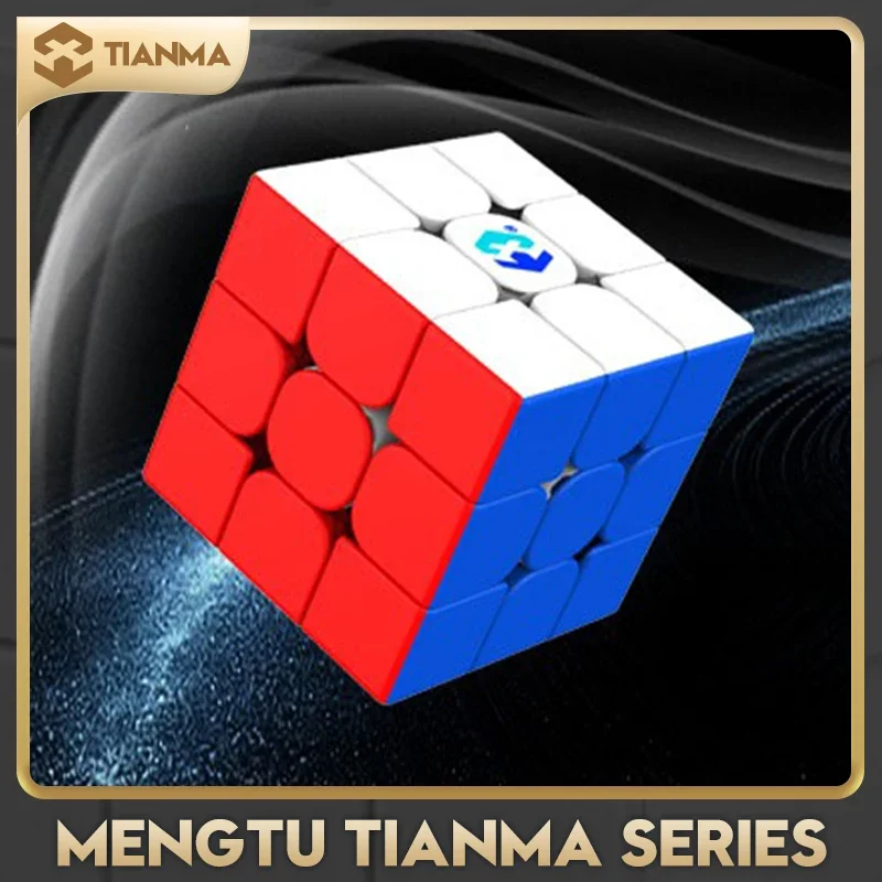 Cubefun Tianma X3 3x3 Магнитный Скоростной Куб-головоломка Без Наклеек Обучающая