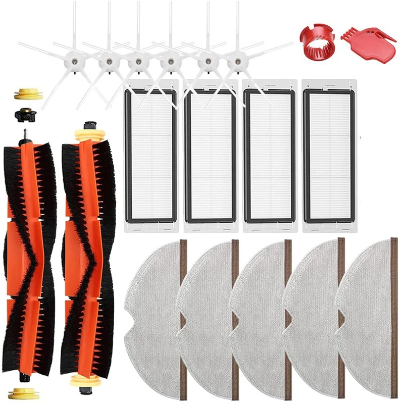 

AD-Replacement Roller Brush Side Brushes Filters Compatible For Xiaomi Roborock S5 S6 Robot Vacuum Cleaner Accessories