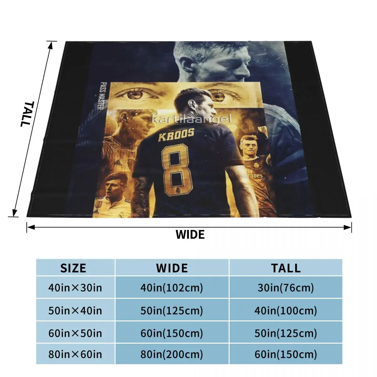 Одеяло Toni Kroos покрывало на кровать Kawaii