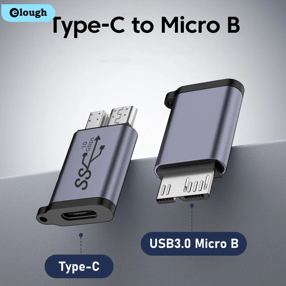 Переходник Micro B USB C 3 0 папа-мама типа для внешнего жесткого диска HDD