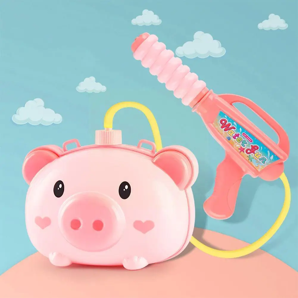 

Большой Выдвижной водяной пистолет с рюкзаком, большая емкость для улицы, летний, пляжный, детский бассейн, игры, игрушечные пистолеты в фор...