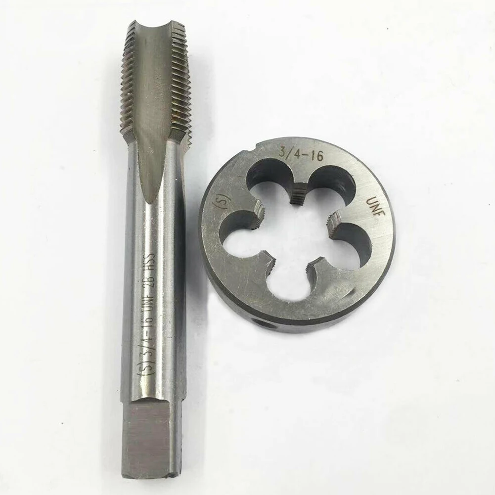 Description Picture 5 of item3/4" -16 TPI Tap And Die Set HSS Right Hand Thread 3/4-16 UNF Tap 3/4-16 UNF Die Metric Screw Thread Tap Drill Machine Plug Tap