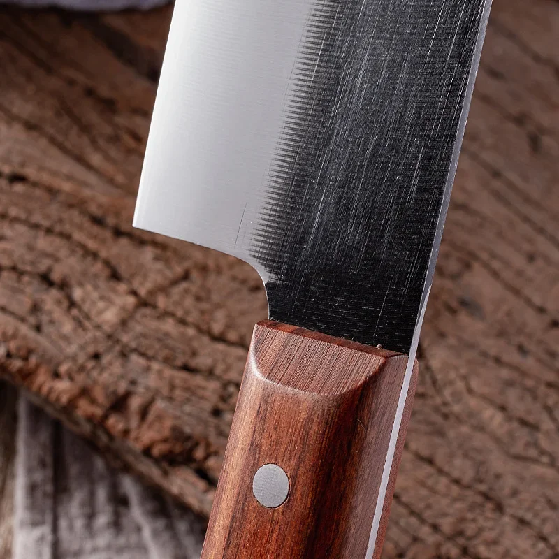 Ручные кованые кухонные ножи столовые приборы нож мясника для нарезки мяса
