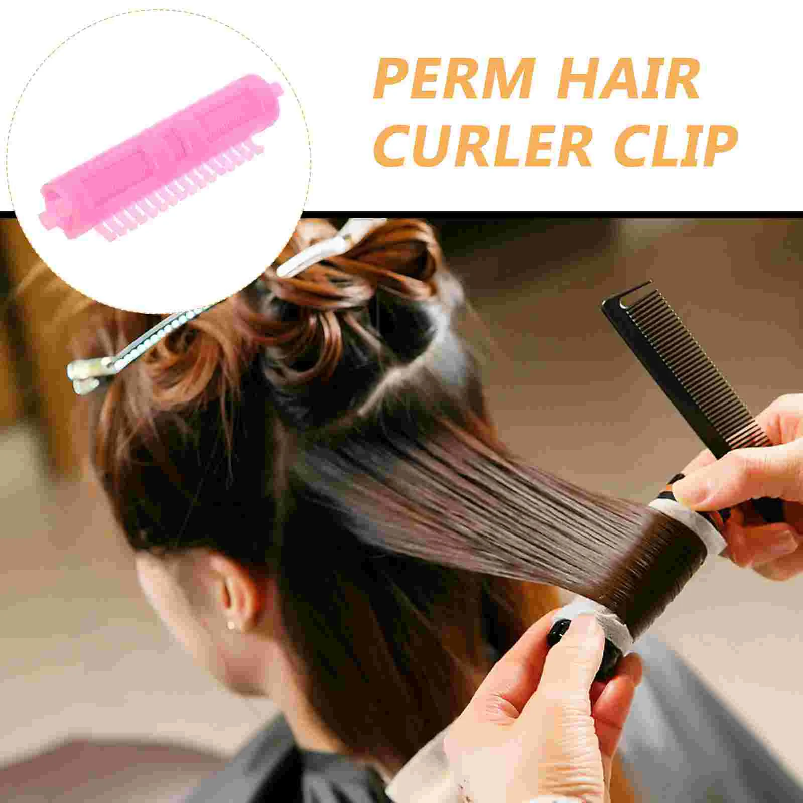 Стержень для химической завивки волос роликовый зажим объема зажимы