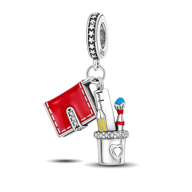 Женский браслет из серебра 925 пробы с шармами Pandora |