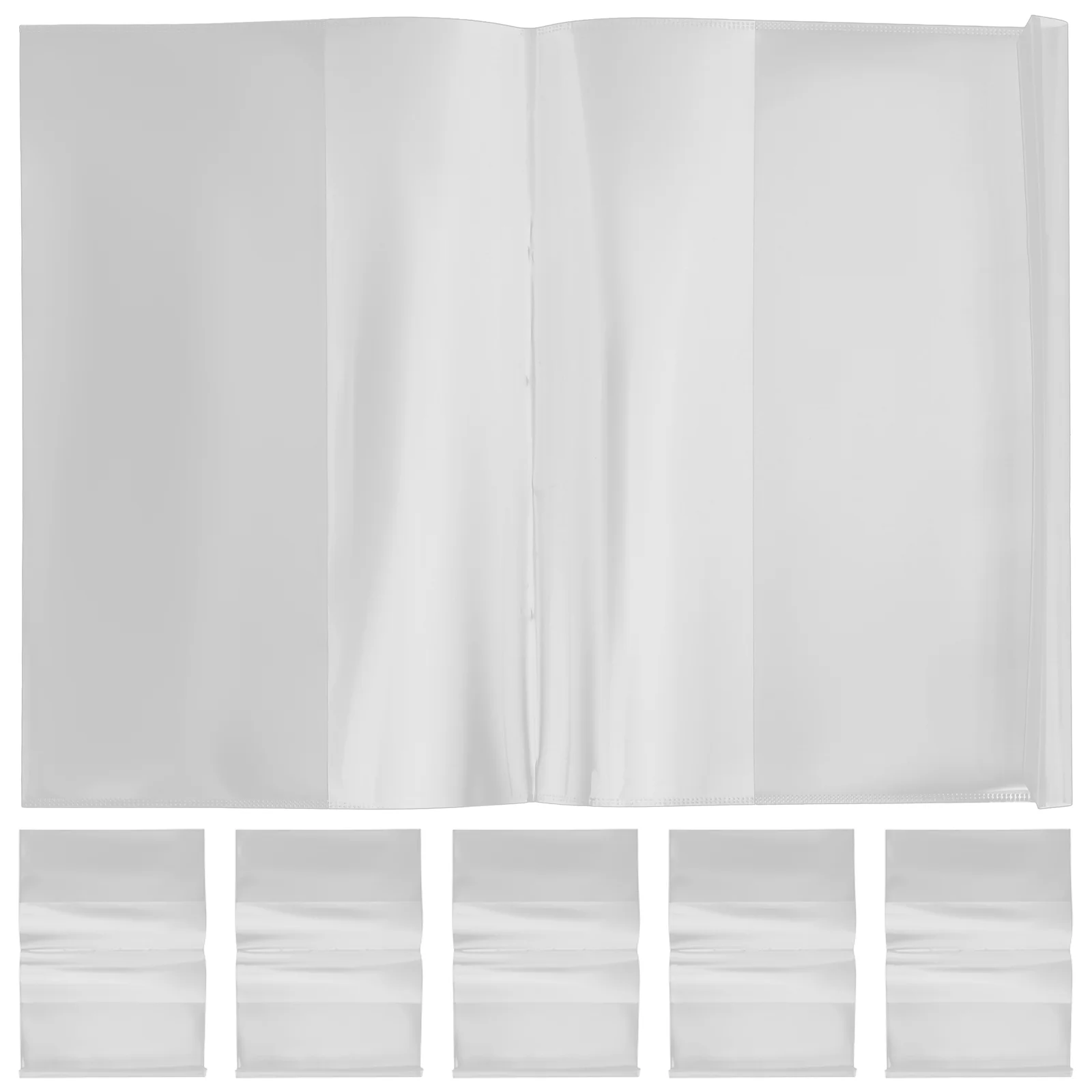 10 шт. A5 обложка для книги серебряный альбом вырезок прозрачные защитные рукава