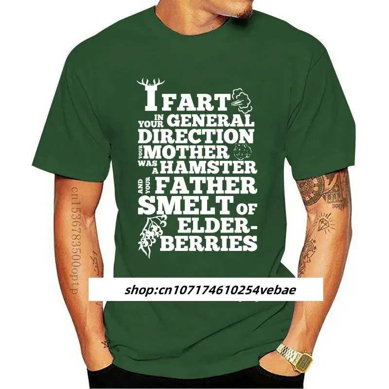 

New Monty Python Farting In Your General Direction women's fashion T-shirt