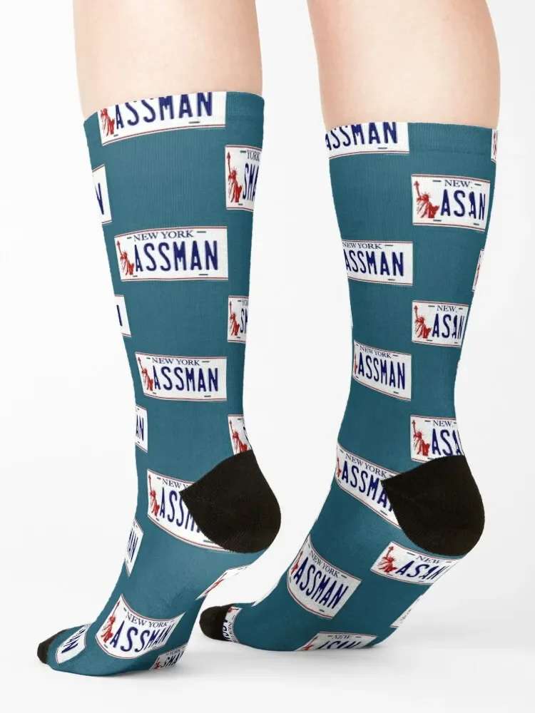 Носки ASSMAN забавный подарок модные роскошные женские носки мужские
