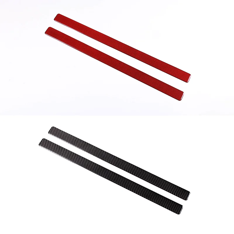 Для 11-19 Fiat 500 встроенный декоративный стикер на порог двери Стайлинг интерьера