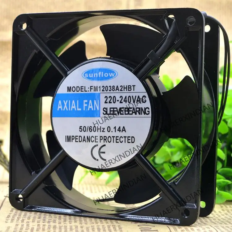 Новый FM12038A2HSL 220V 0.14A 12CM 12038 комплект охлаждающего вентилятора в сборе