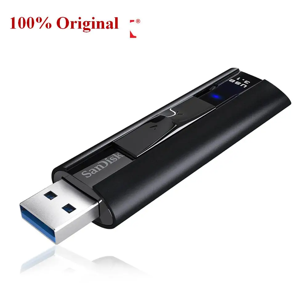 100% SanDisk Высокоскоростная память 420 МБ/с USB 3 2 1 ТБ 512 ГБ Stick CZ880 Extreme PRO 128 Твердотельный