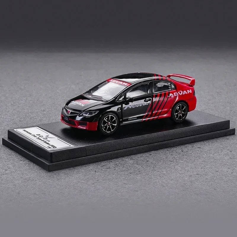 DCT 1:64 Honda Civic Type-R FD2 модель автомобиля из сплава имитация небольшой масштабной
