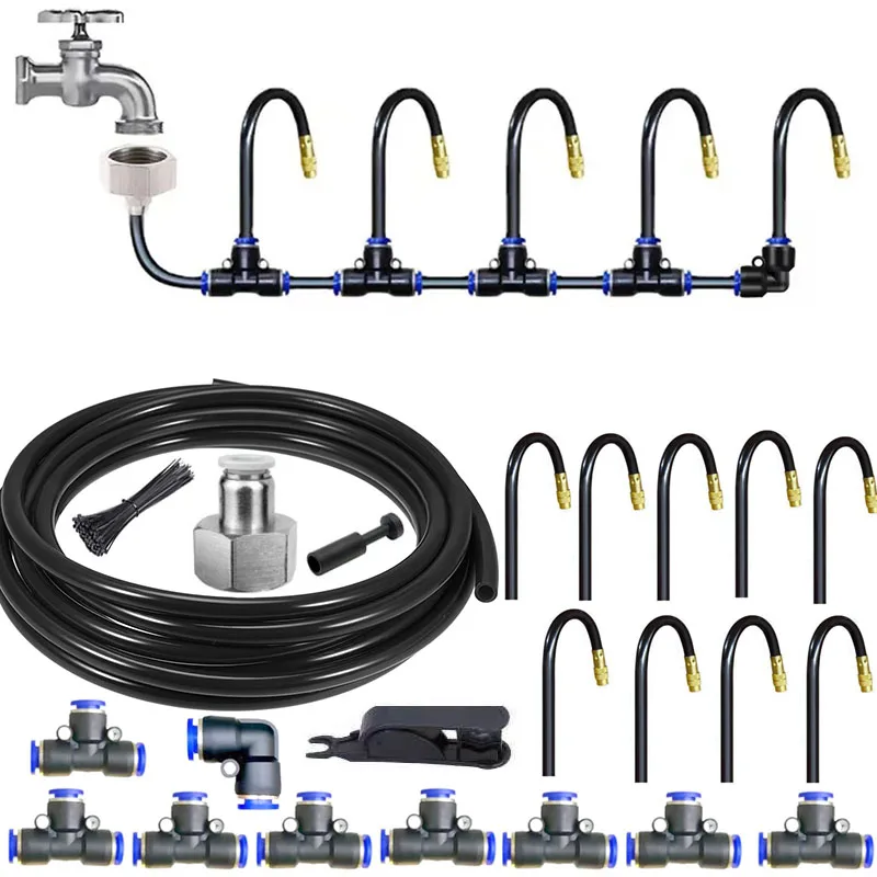 DIY5-20M Универсальный Регулируемый набор для полива сада