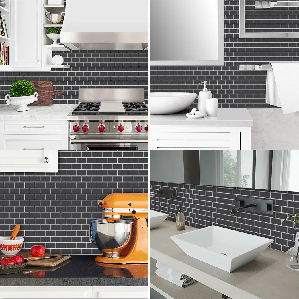 

3D Self Adhesive Kitchen Wall Tiles Bathroom Mosaic Epoxy Tile Sticker Bedroom Wall Stickers Household Adornment Decoration