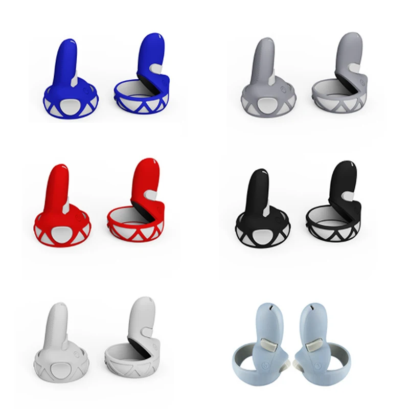 Защитный противоударный чехол для Oculus Quest 2 VR Touch Controller силиконовый с ручкой 2VR