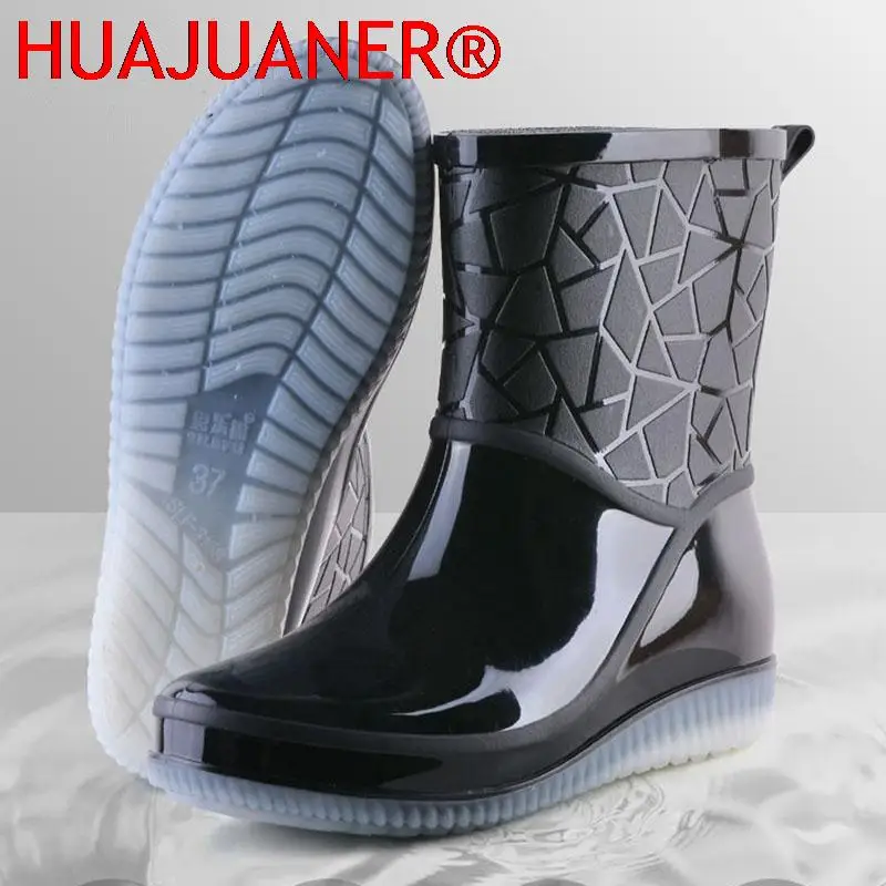 Дождевые сапоги женские непромокаемые кухонные для мытья автомобиля