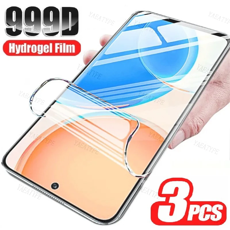 Гидрогелевая пленка для Honor X20/X30/X40/X50/X10, пленка для защиты экрана Honor 30/50/70/90 Lite/V10/V20/V30, 3 шт. Гидрогелевая пленка для Honor X20/X30/X40/X50/X10, пленка для защиты экрана Honor 30/50/70/90 Lite/V10/V20/V30, 3 шт.