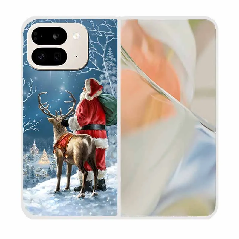 Складная задняя крышка для Google Pixel 9 Pro телефона из прозрачного твердого пластика