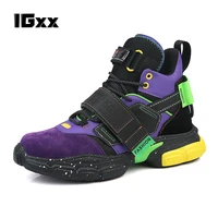 igxx mens punk high top street sneakers men ins hot fashion sneakers new casual for men hot sale high top boots online shop