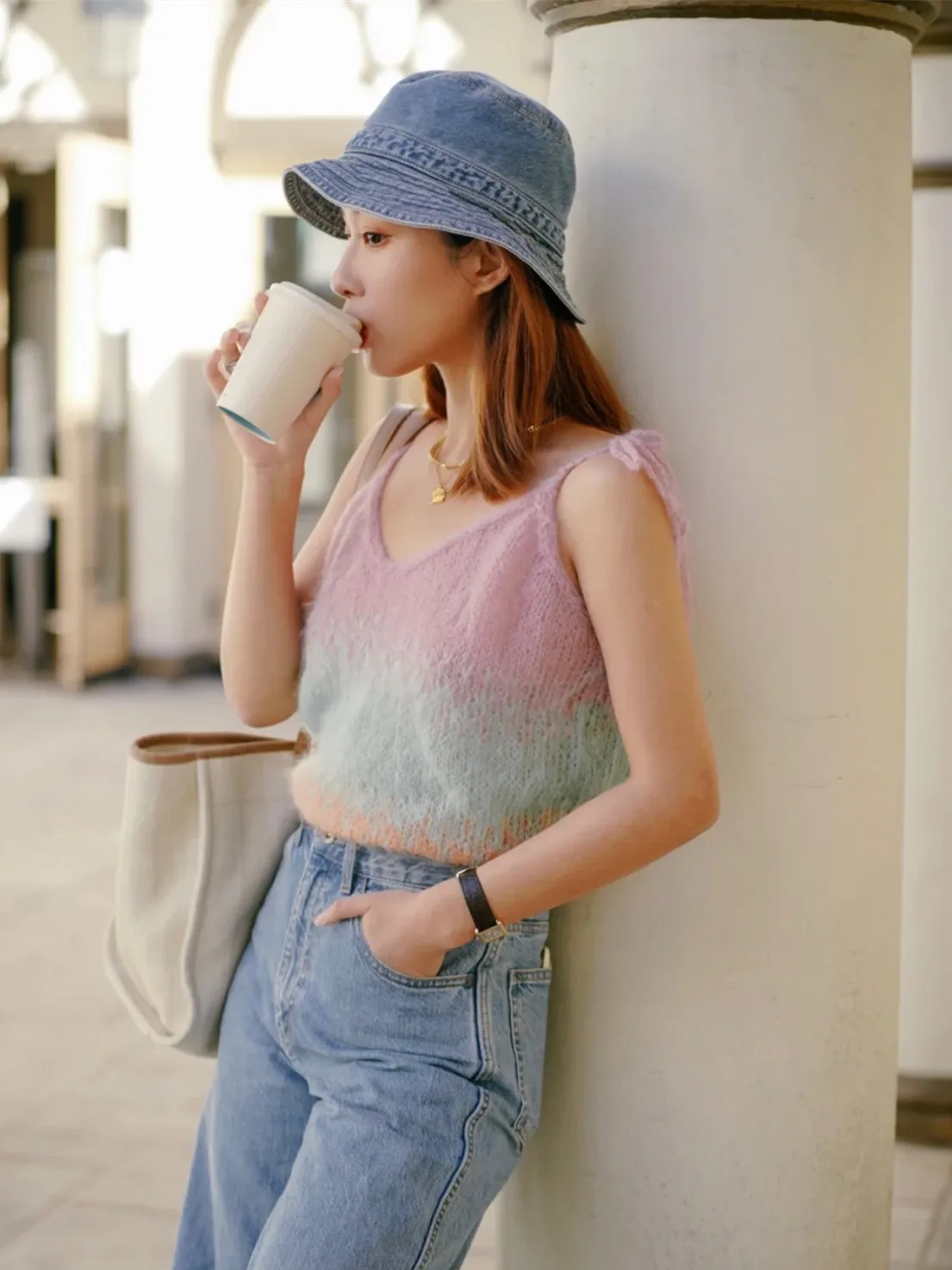 

Fashion Ladies Cowboy Fisherman Hat 2022 New Classic Sunscreen Sun Cap Wide Brim Twill Couple Hat Spring Summer