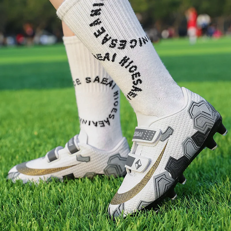 

Cleats Soccer Original New Velcro Children Nail Football Shoes Kindergarten Boys And Girls Outdoor Training