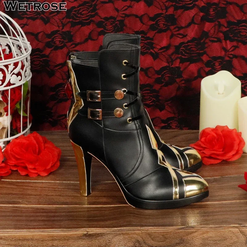 【Wetrose】в наличии Genshin Impact Arlecchino обувь для косплея the knave arurekki meshitsuka Fahui harbingers сапоги