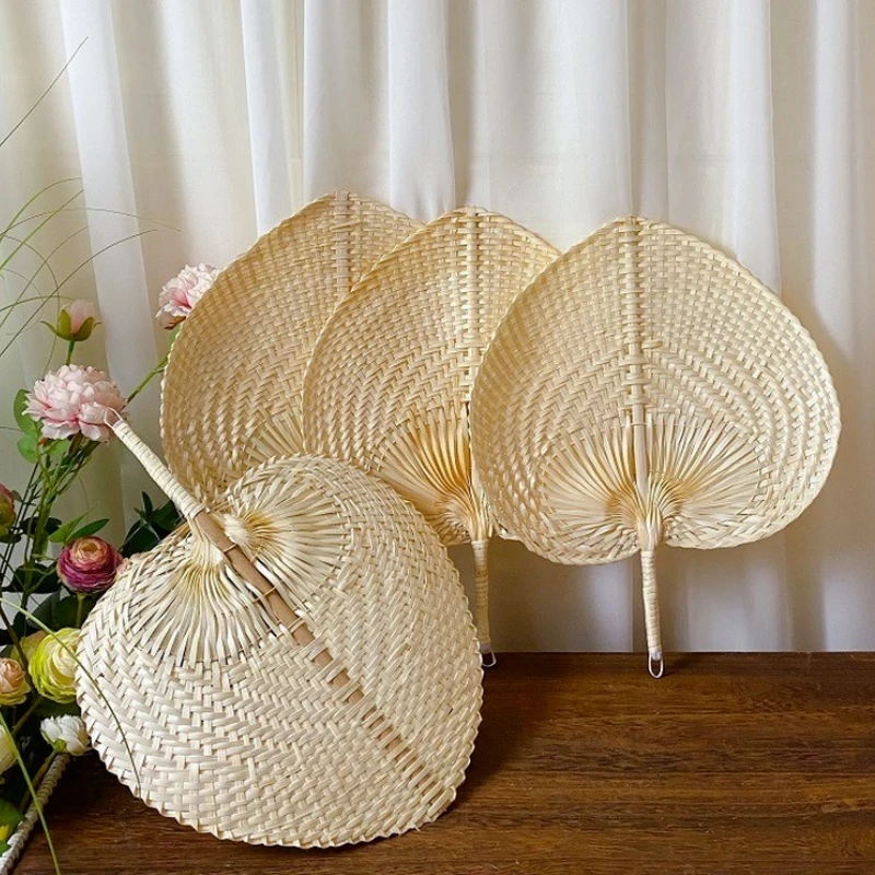 Бамбуковый веер соломенный крутой для кошки креативный с подсолнухом со