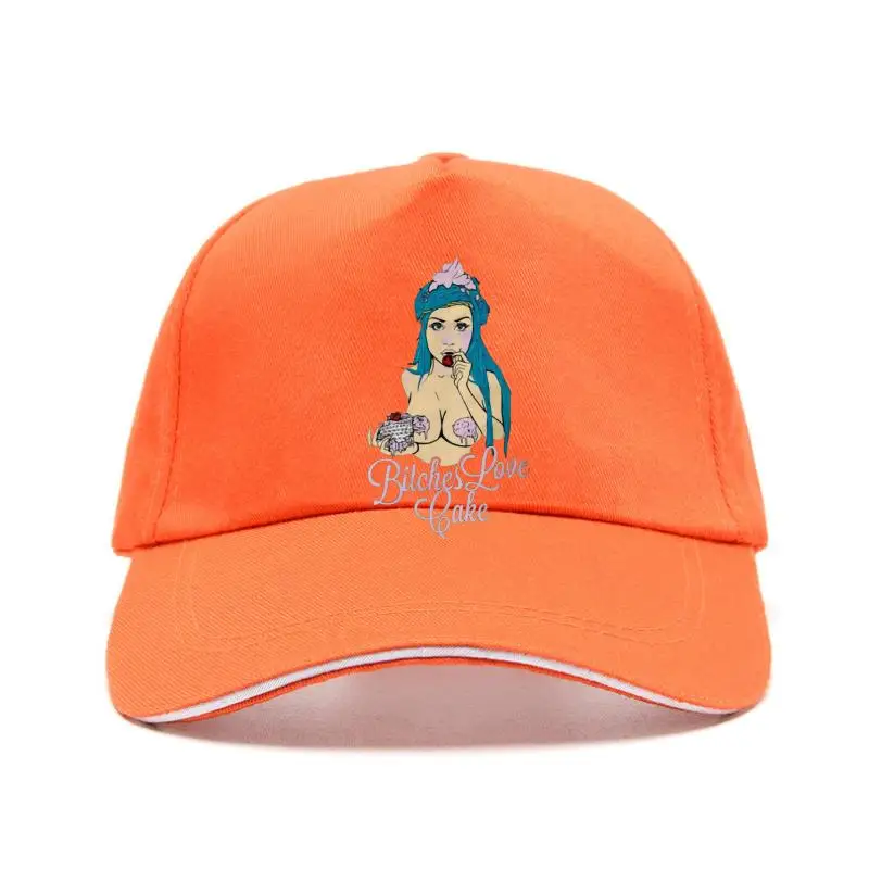 

New cap hatFahion Coo en T Woen Funny Bitche ove cake Cutoized Printed Baseball Cap