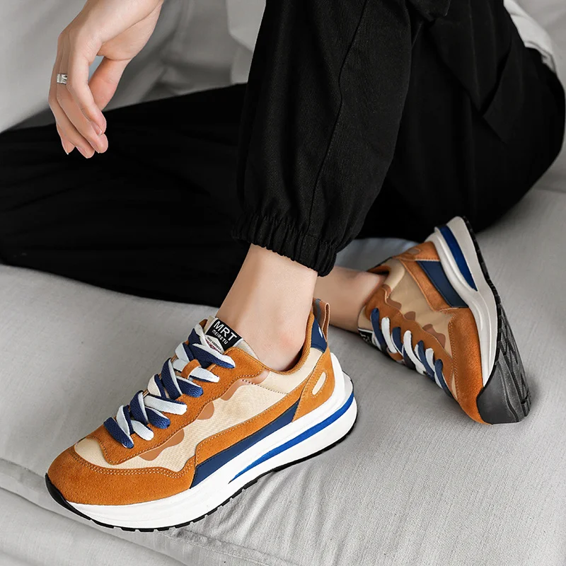 

Fall Winter Men Sneakers Leather Men Shoes Comfortable Training Casual Running Walking Sports Shoes Tennis Shoes Tênis Masculino