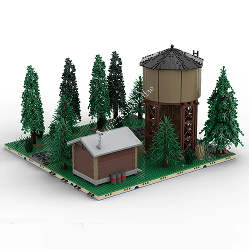 3873 шт. Детский конструктор Водяная башня