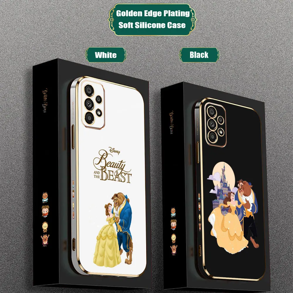 Чехол Disney Красавица и Чудовище для Samsung Galaxy A55 A54 A53 A52 A52S A51 A73 A72 A71 A42 A35 A34 A33 A32 A31 A25 A24