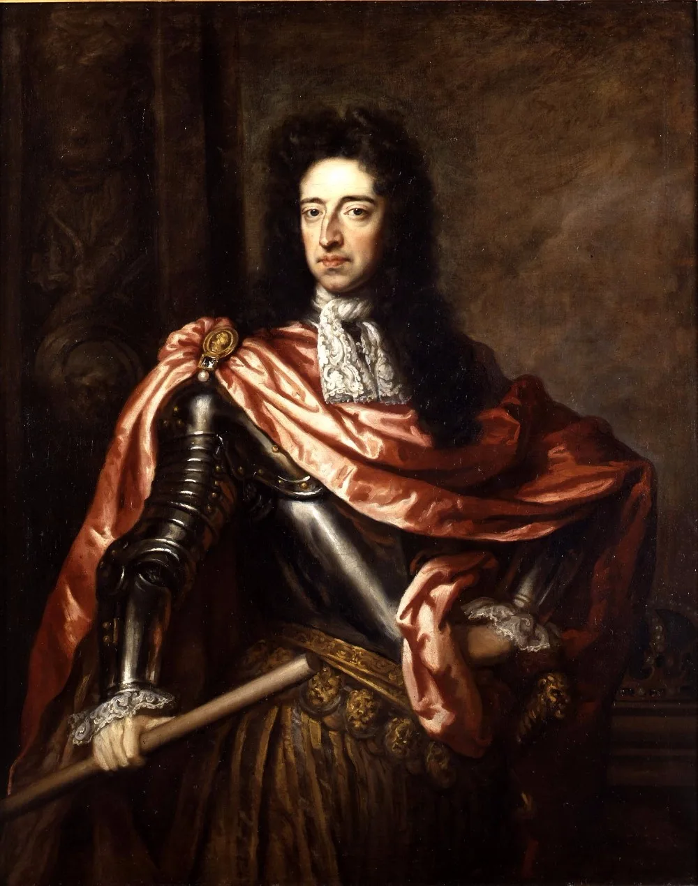 

32" large # TOP ART # Holland Netherlands King of England, William III portrait print oil painting on canvas- good quality