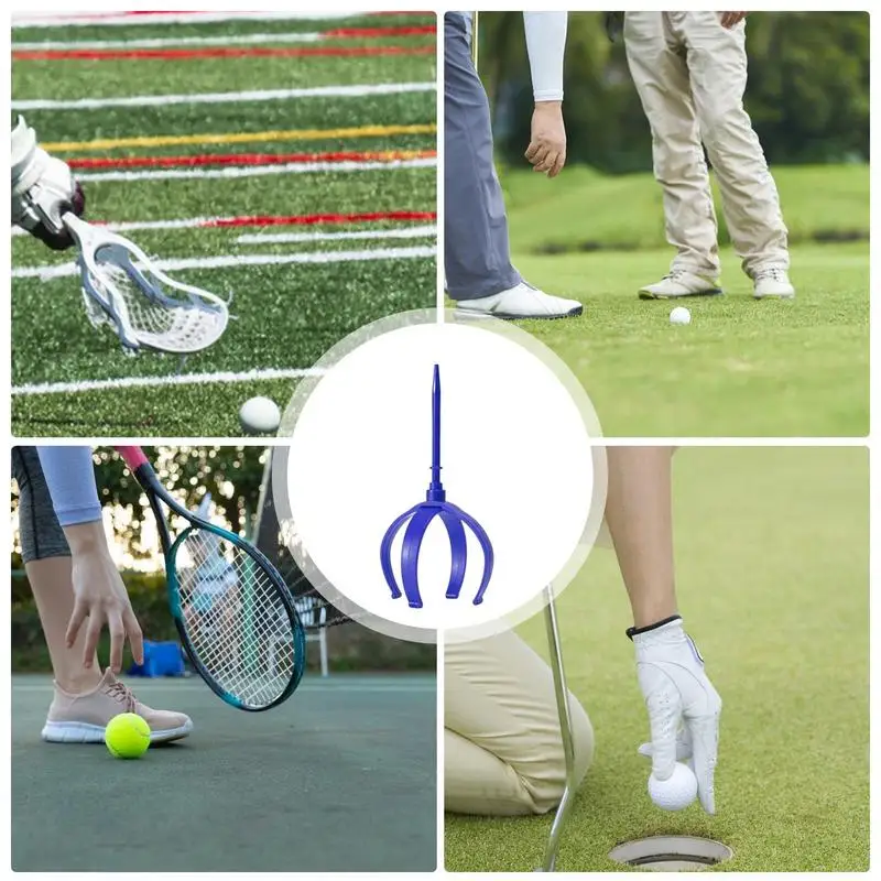 WA piłkę golfową Disc Golf Retriever z czterema bolcami Przenośny składany teleskopowy chwytak do piłek golfowych
