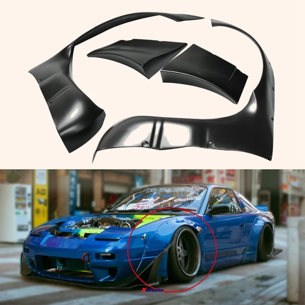 Переднее крыло из стекловолокна для Nissan 180Sx Rb V2 Style