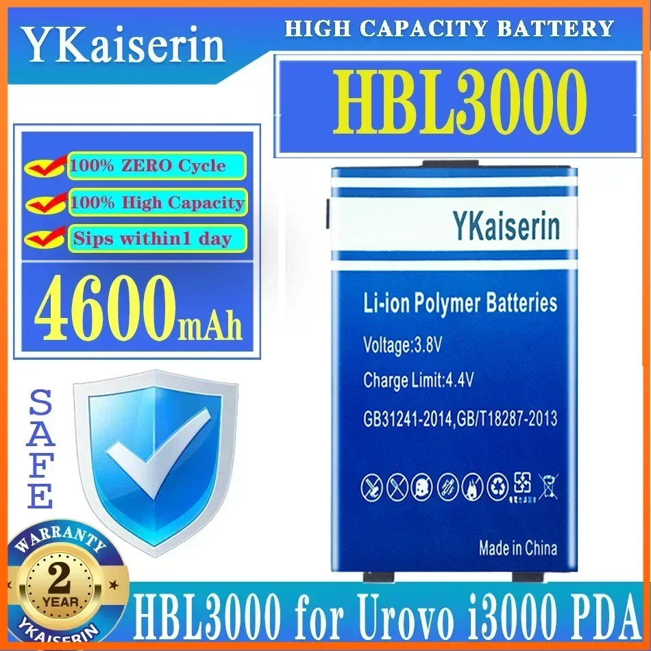 Аккумулятор YKaiserin HBL6300 HBL6000 HBL3000 HBL9000S HBL6310 для Urovo i3000 PDA i6080 cBK2800 DBK2800 I6200 i6310i i6310B i6310C