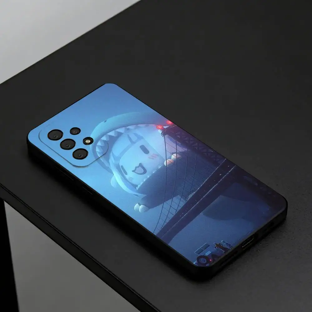 Фото Чехол для телефона Hololive G-Gawr Gura-a для Samsung S26, S25, S24, S23, S22, Plus, мягкий черный чехол. №3