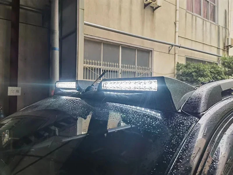 Подходит для Ford Ranger T6 T7 T8 2012-2021 светодиодный фонарь на крыше из углеродного