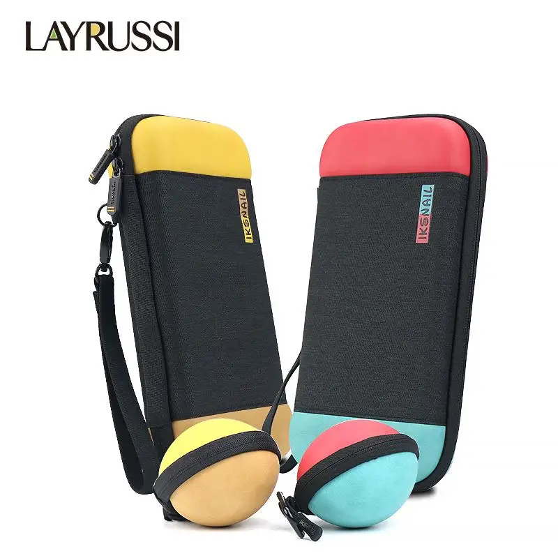 

LAYRUSSI Портативная сумка для хранения для Nintendo сумка переключатель жесткий чехол с шариками для консоли NS для аксессуаров Nintendo Switch защитная с...