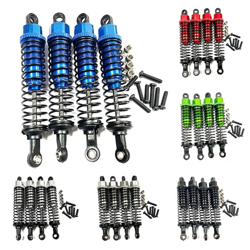 4 шт. металлический масляный амортизатор для LAEGENDARY безгар 1/12 1/16 запчасти