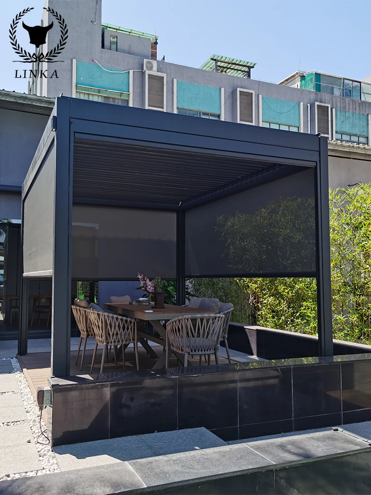 Gazebo Outdoor Aluminum Pergola For Restaurant