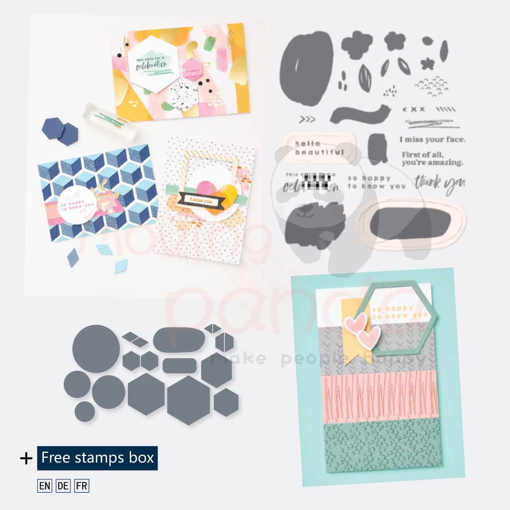 

MP469 HELLO Metal Cutting Dies and Stamps Clear Silicone Stamps for DIY Scrapbooking Natale Paper Card Template Photo