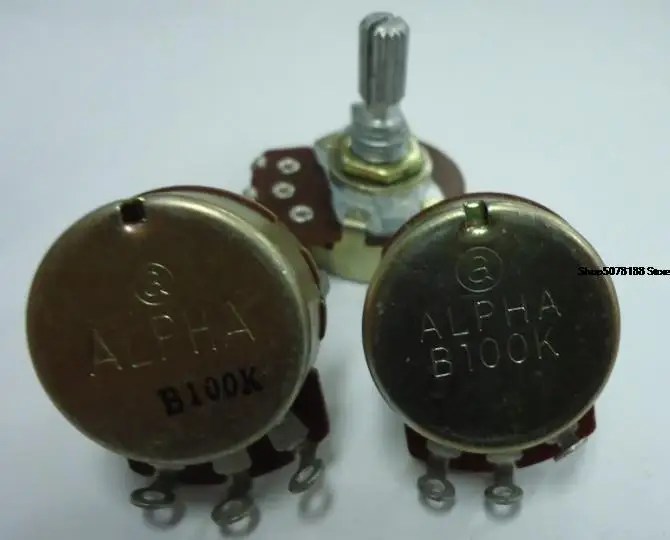 

Alpha Electric Guitar Game Machine Potentiometer Single Connection RV24AF-10 B100k 20kq