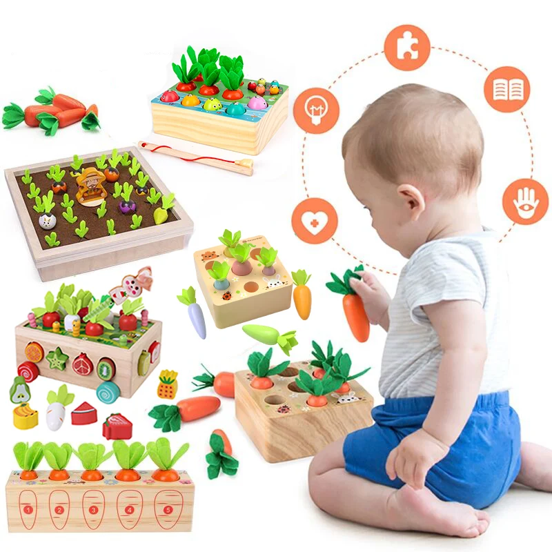 

Игра «морковка» для детей 1-3 лет