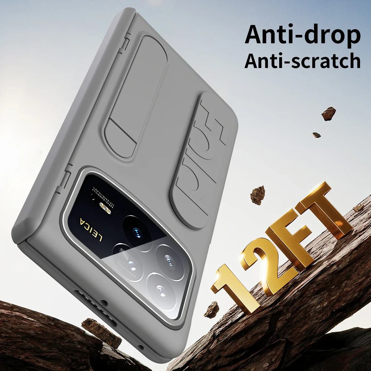 Матовый чехол с подставкой и кронштейном для Xiaomi Mix Fold 4 MixFold4 защитный откидной