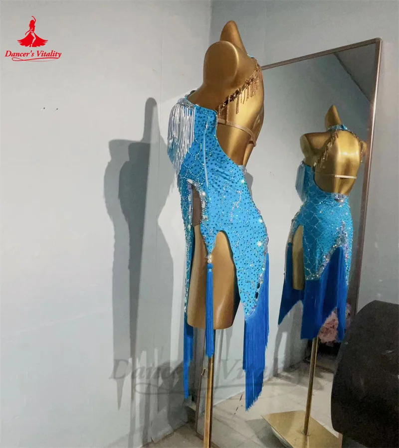 Платье для латиноамериканских танцев женщин на заказ Rumba Chacha Tango competitton