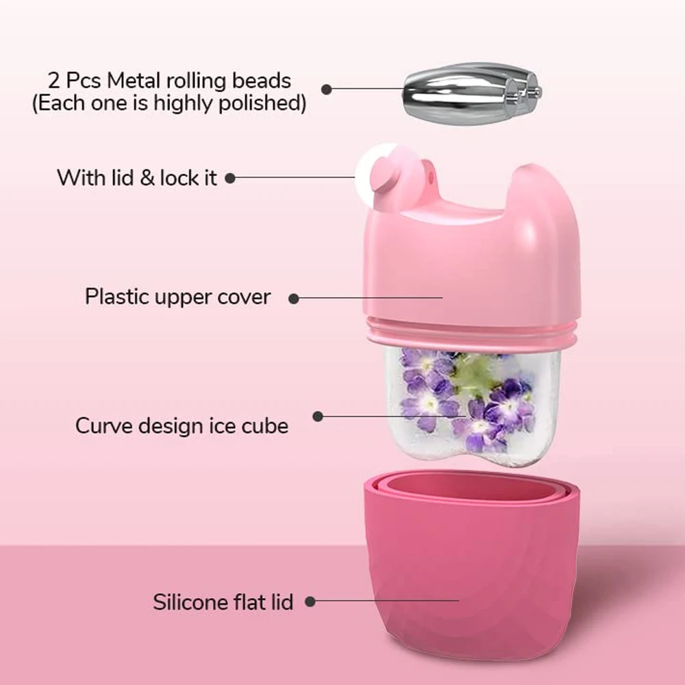 Обновленный ледяной ролик 2 в 1 для лица Gua Sha облегчающий массаж уход за кожей