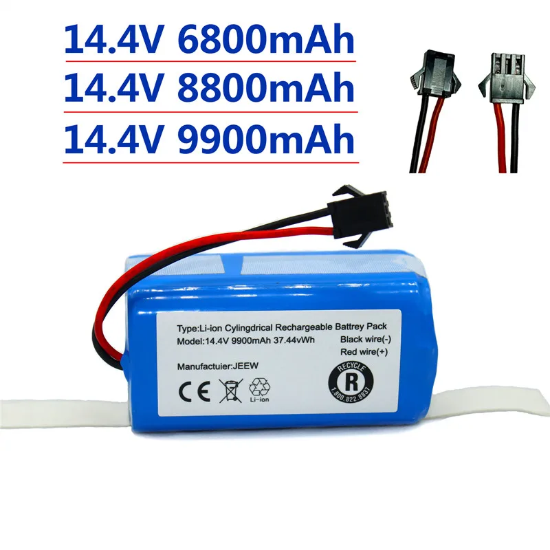 

Batería de iones de litio para Conga Excellence.14,4 V.9900mAh.990.Ecovacs.Deebot.N79.N79S.DN622.Eufy.RoboVac.11.11S.RoboVac.30.
