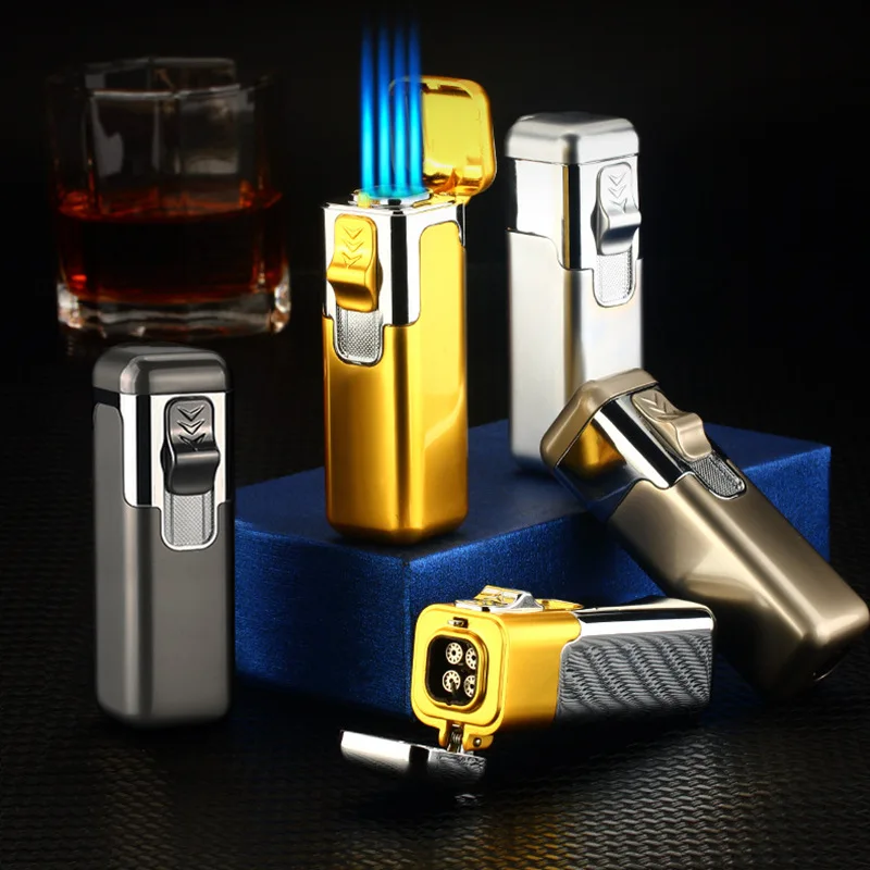Windproof Fire Adjustable Cigar Accessories Gift