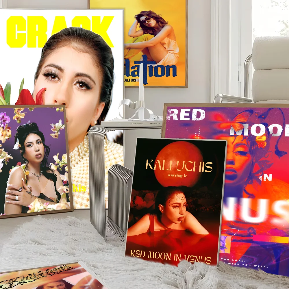 K-Kali U-Uchis хорошее качество принты и постеры винтажная комната домашний бар кафе